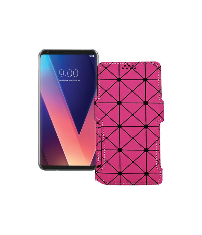 Чохол-книжка з екошкіри для телефону LG V30s ThinQ