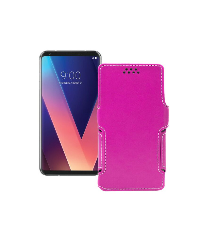 Чохол-книжка з екошкіри для телефону LG V30s ThinQ