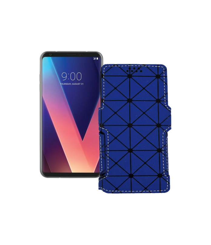 Чохол-книжка з екошкіри для телефону LG V30s ThinQ