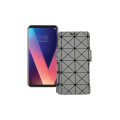 Чохол-книжка з екошкіри для телефону LG V30s ThinQ