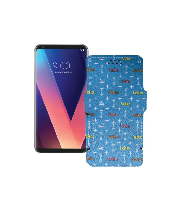 Чохол-книжка з екошкіри для телефону LG V30s ThinQ