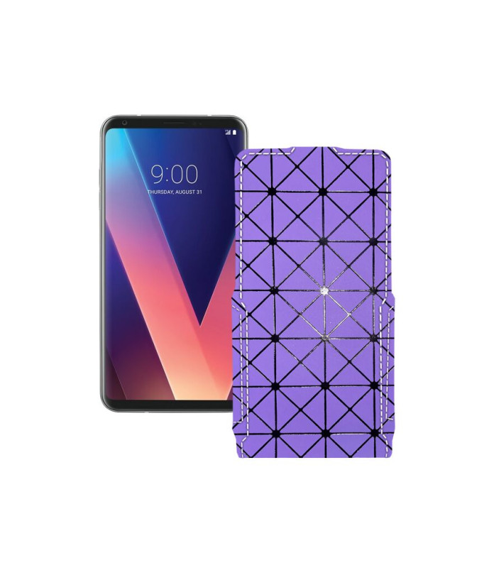 Чохол-флип з екошкіри для телефону LG V30s ThinQ