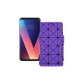 Чохол-книжка з екошкіри для телефону LG V30s ThinQ