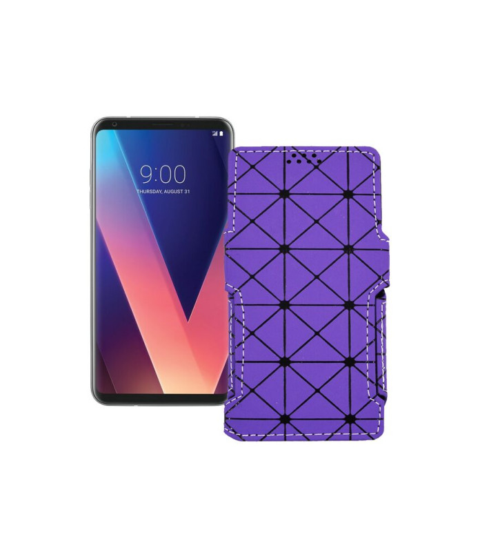 Чохол-книжка з екошкіри для телефону LG V30s ThinQ