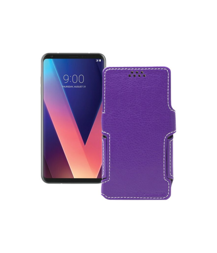 Чохол-книжка з екошкіри для телефону LG V30s ThinQ