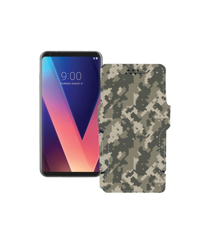 Чохол-книжка з екошкіри для телефону LG V30s ThinQ