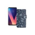 Чохол-книжка з екошкіри для телефону LG V30s ThinQ