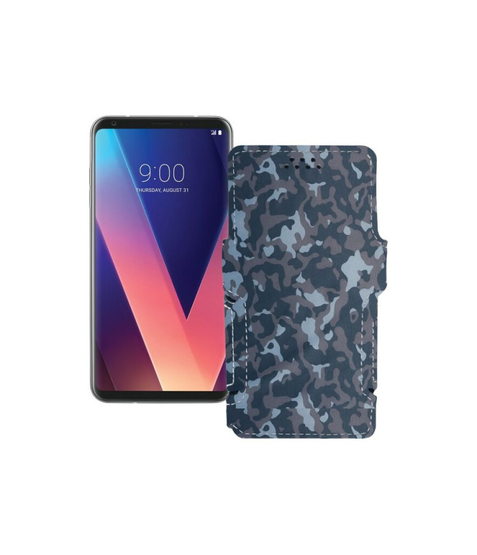 Чохол-книжка з екошкіри для телефону LG V30s ThinQ