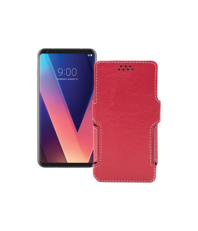 Чохол-книжка з екошкіри для телефону LG V30s ThinQ