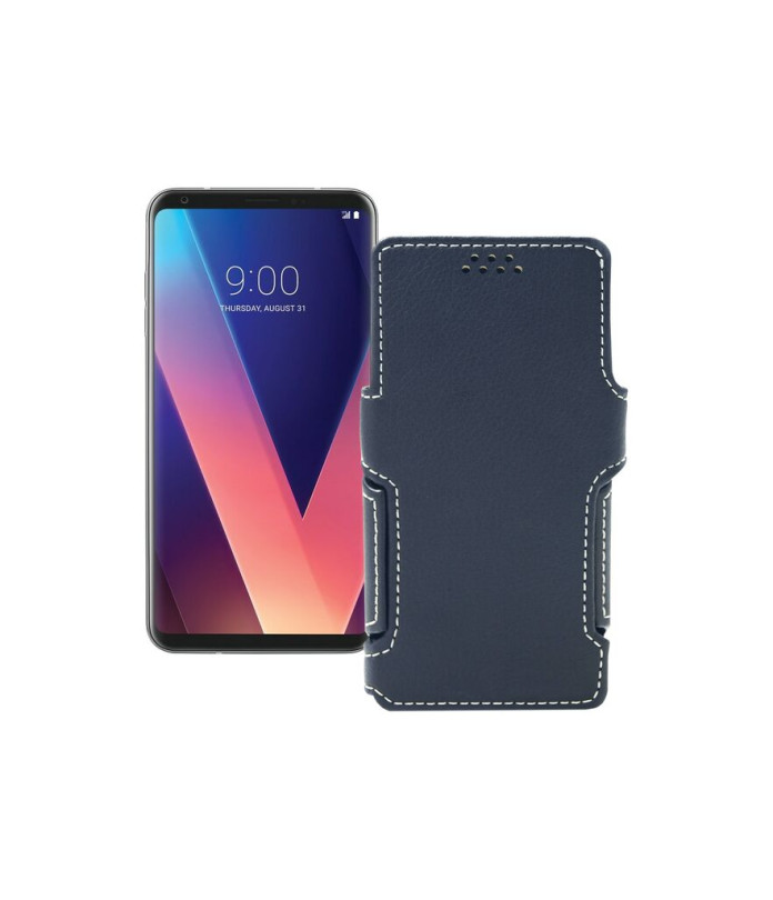 Чохол-книжка з екошкіри для телефону LG V30s ThinQ