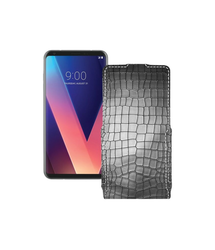 Чохол-флип з екошкіри для телефону LG V30s ThinQ