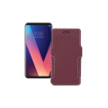 Чохол-книжка з екошкіри для телефону LG V30s ThinQ