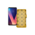 Чохол-книжка з екошкіри для телефону LG V30s ThinQ