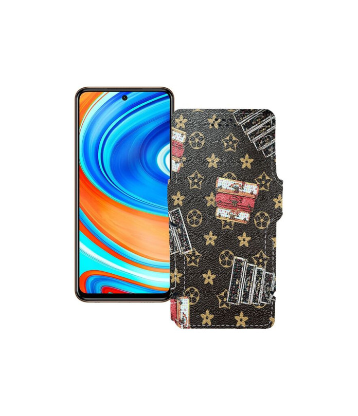 Чохол-книжка з екошкіри для телефону Xiaomi Redmi Note 9 Pro Max