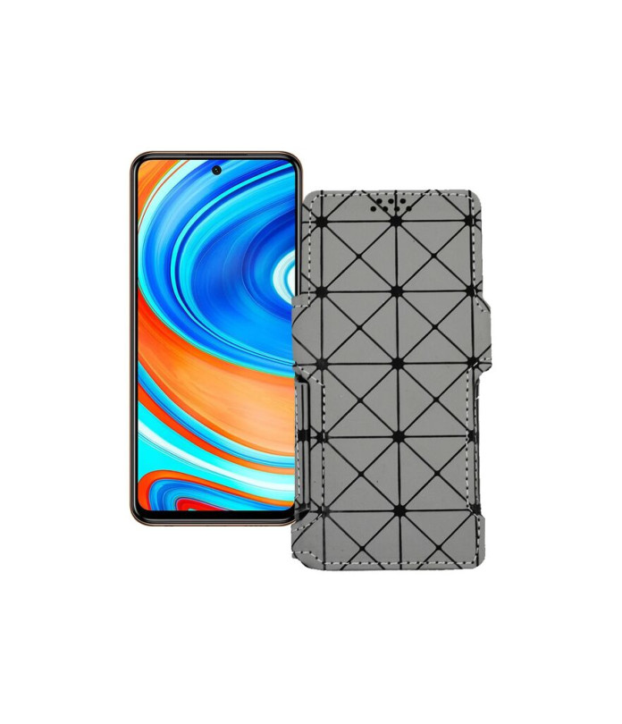 Чохол-книжка з екошкіри для телефону Xiaomi Redmi Note 9 Pro Max