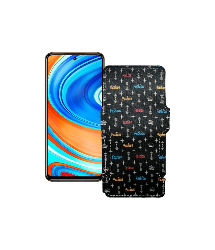 Чохол-книжка з екошкіри для телефону Xiaomi Redmi Note 9 Pro Max