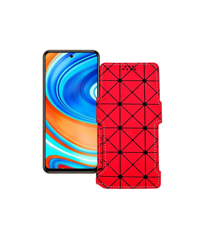 Чохол-книжка з екошкіри для телефону Xiaomi Redmi Note 9 Pro Max