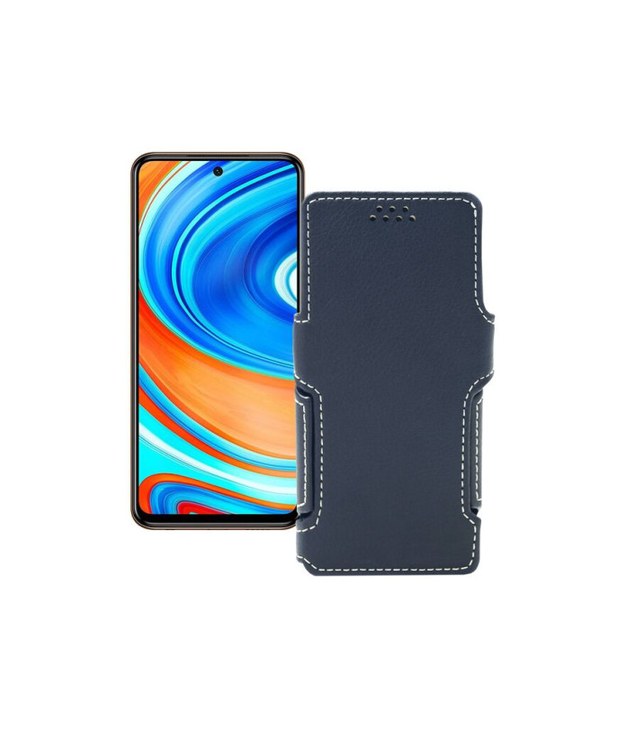 Чохол-книжка з екошкіри для телефону Xiaomi Redmi Note 9 Pro Max