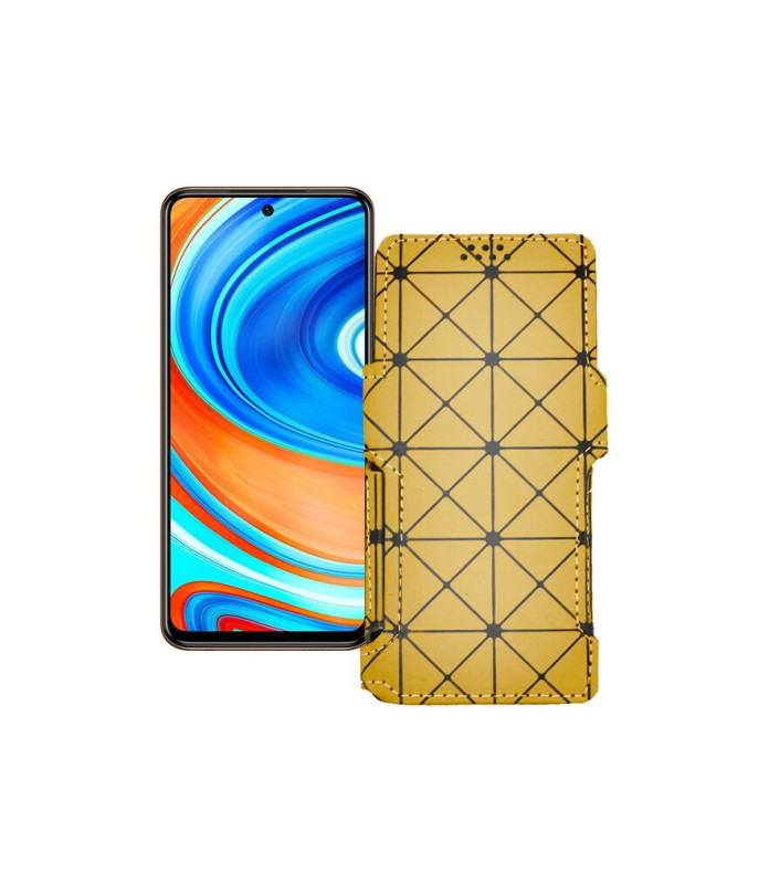 Чохол-книжка з екошкіри для телефону Xiaomi Redmi Note 9 Pro Max