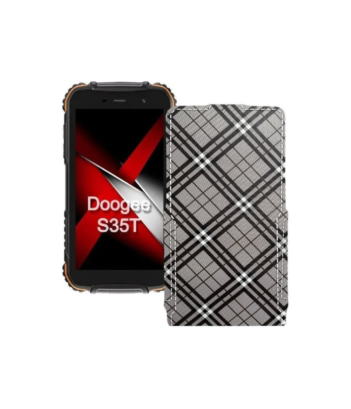 Чохол-флип з екошкіри для телефону Doogee S35T