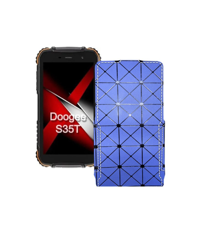 Чохол-флип з екошкіри для телефону Doogee S35T