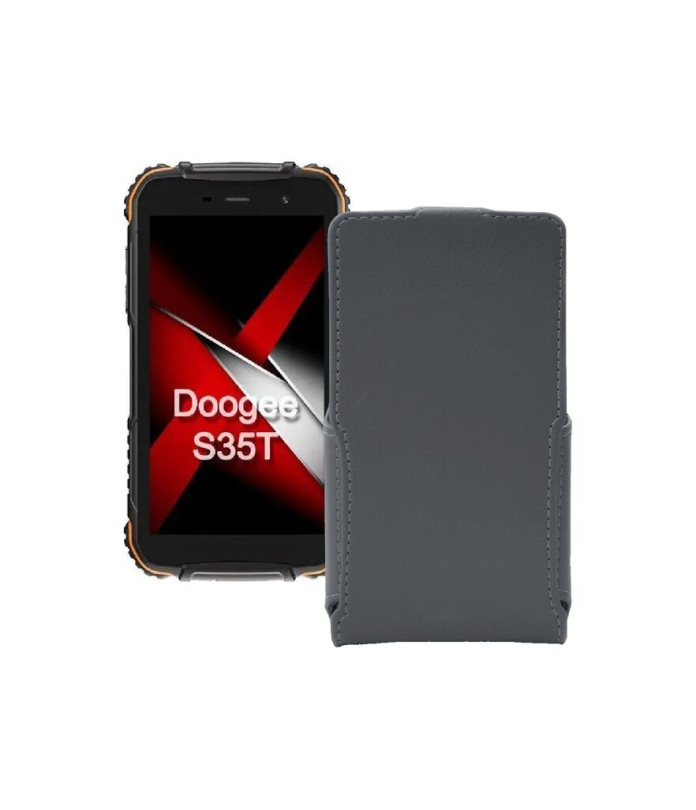 Чохол-флип з екошкіри для телефону Doogee S35T