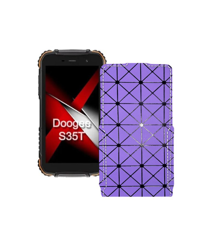 Чохол-флип з екошкіри для телефону Doogee S35T