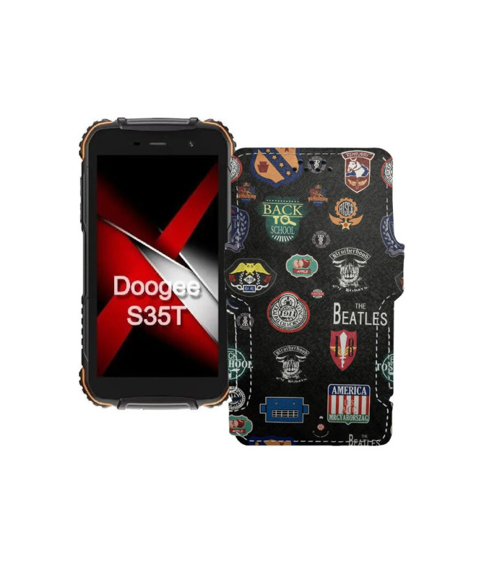 Чохол-книжка з екошкіри для телефону Doogee S35T