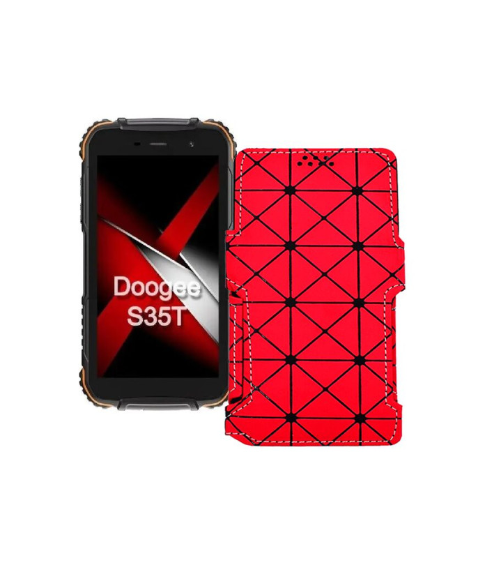 Чохол-книжка з екошкіри для телефону Doogee S35T