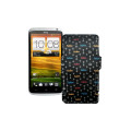 Чохол-книжка з екошкіри для телефону HTC One X S720e