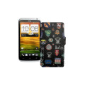 Чохол-книжка з екошкіри для телефону HTC One X S720e