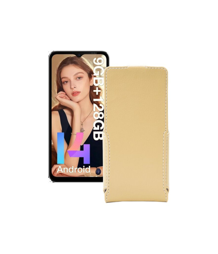 Чохол-флип з екошкіри для телефону Doogee N55