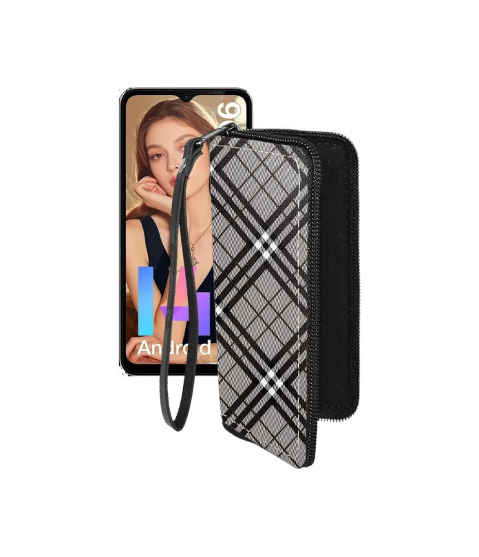 Чохол-гаманець з екошкіри для телефону Doogee N55