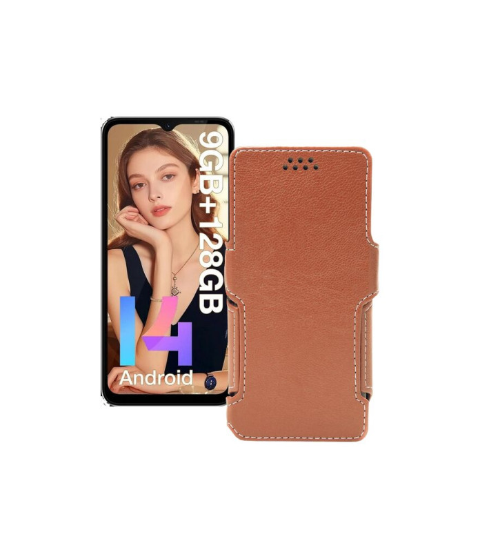 Чохол-книжка з екошкіри для телефону Doogee N55