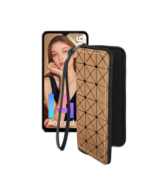 Чохол-гаманець з екошкіри для телефону Doogee N55