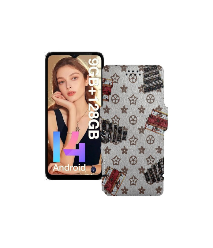 Чохол-книжка з екошкіри для телефону Doogee N55