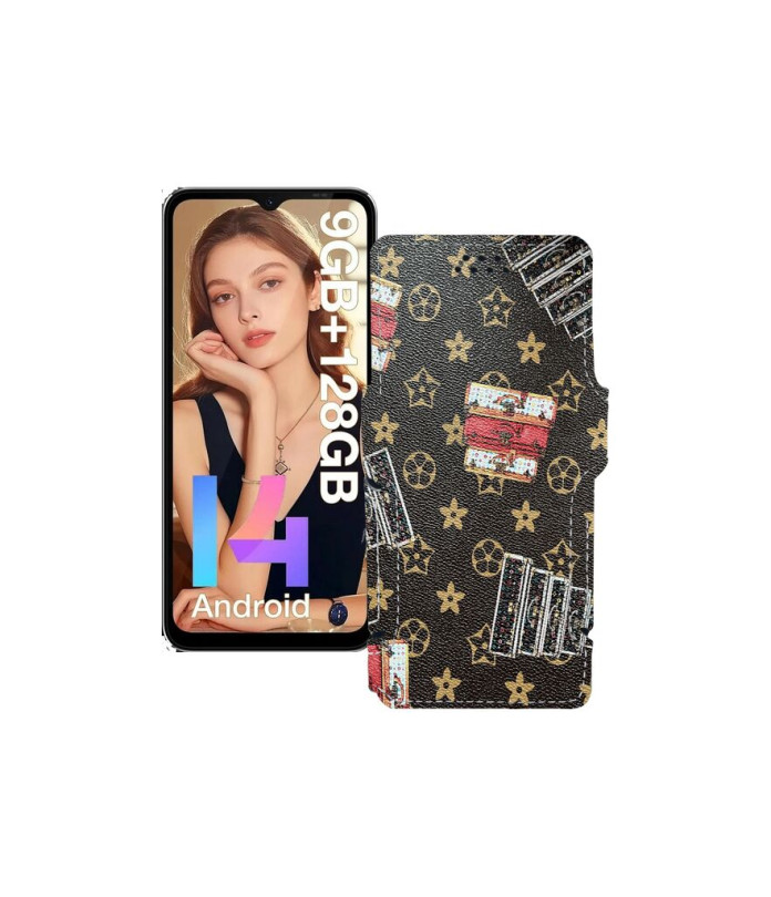 Чохол-книжка з екошкіри для телефону Doogee N55