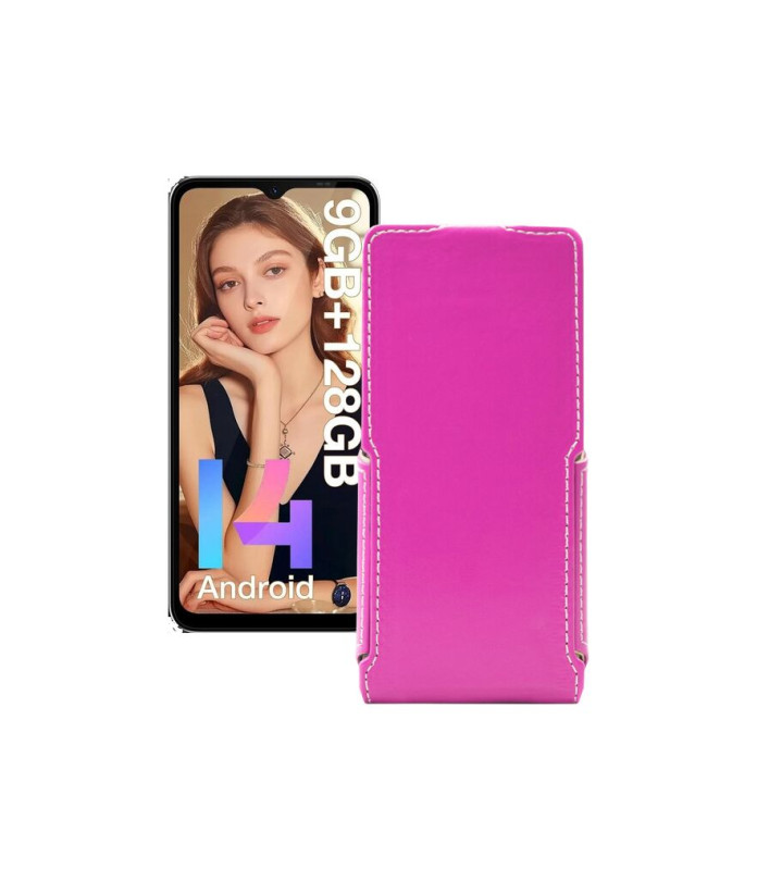 Чохол-флип з екошкіри для телефону Doogee N55