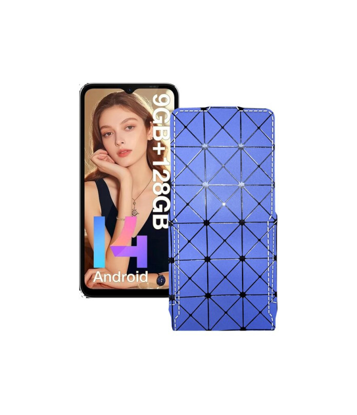 Чохол-флип з екошкіри для телефону Doogee N55