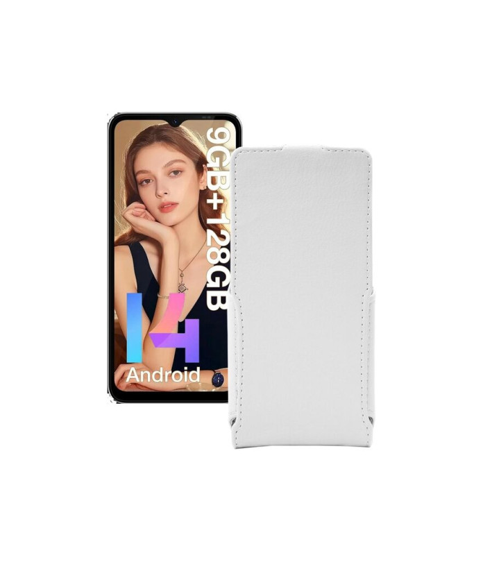 Чохол-флип з екошкіри для телефону Doogee N55