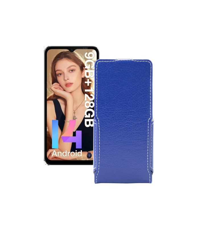 Чохол-флип з екошкіри для телефону Doogee N55