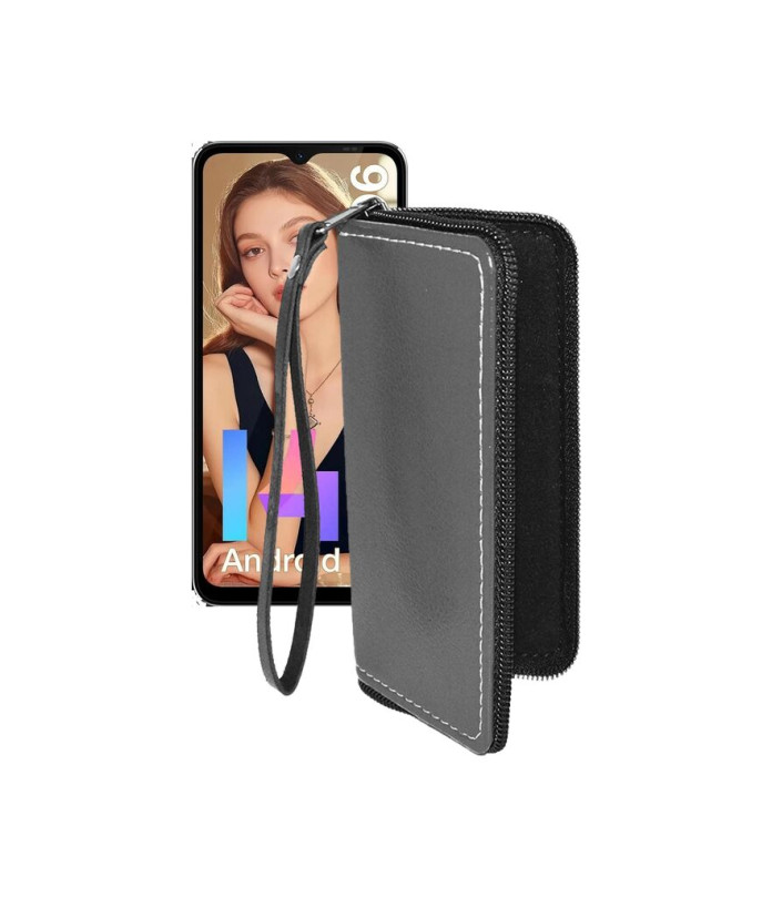 Чохол-гаманець з екошкіри для телефону Doogee N55