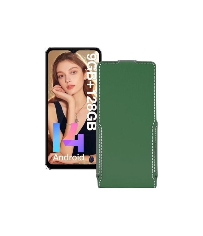 Чохол-флип з екошкіри для телефону Doogee N55