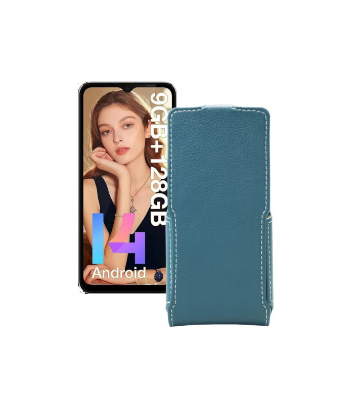 Чохол-флип з екошкіри для телефону Doogee N55