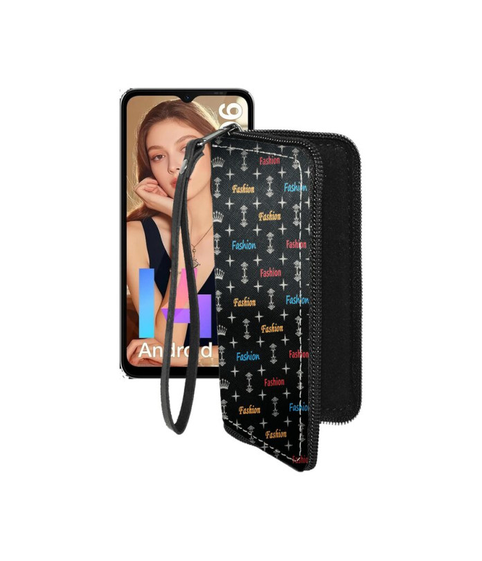 Чохол-гаманець з екошкіри для телефону Doogee N55