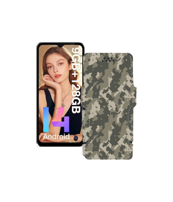 Чохол-книжка з екошкіри для телефону Doogee N55