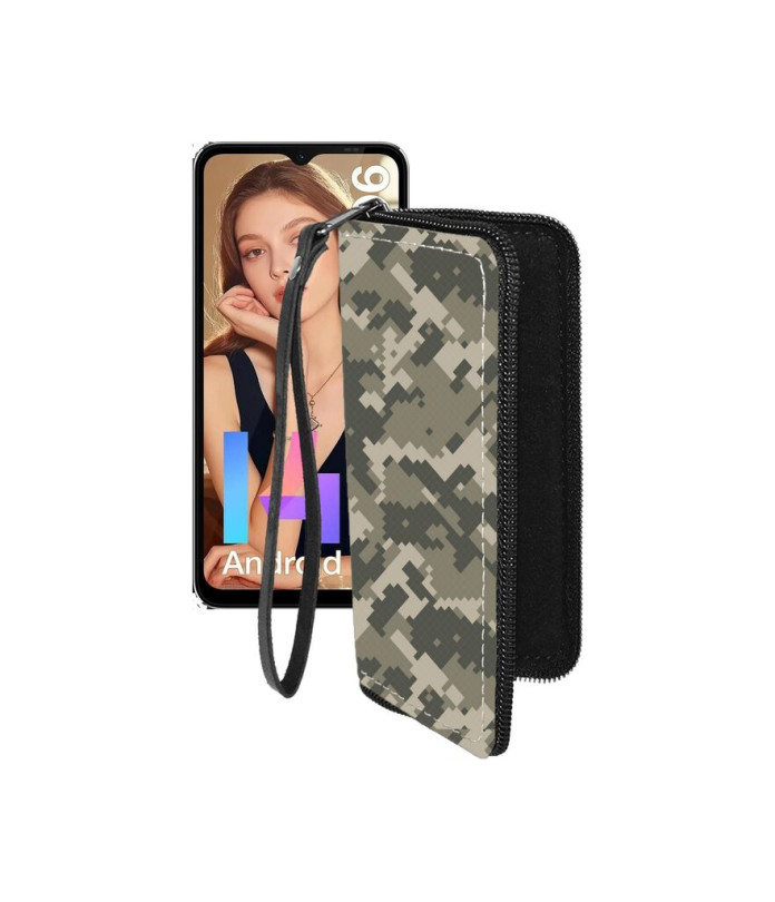 Чохол-гаманець з екошкіри для телефону Doogee N55