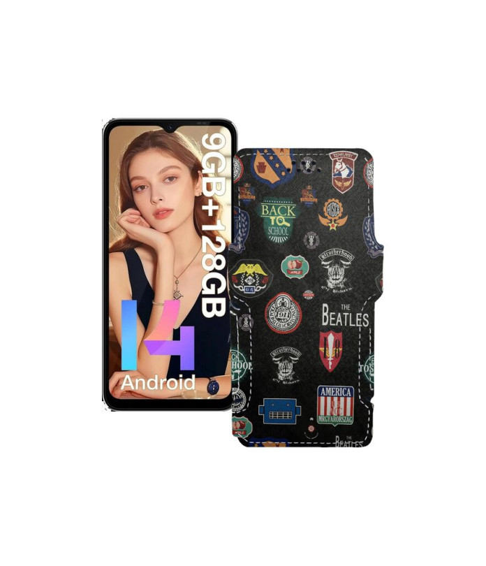 Чохол-книжка з екошкіри для телефону Doogee N55