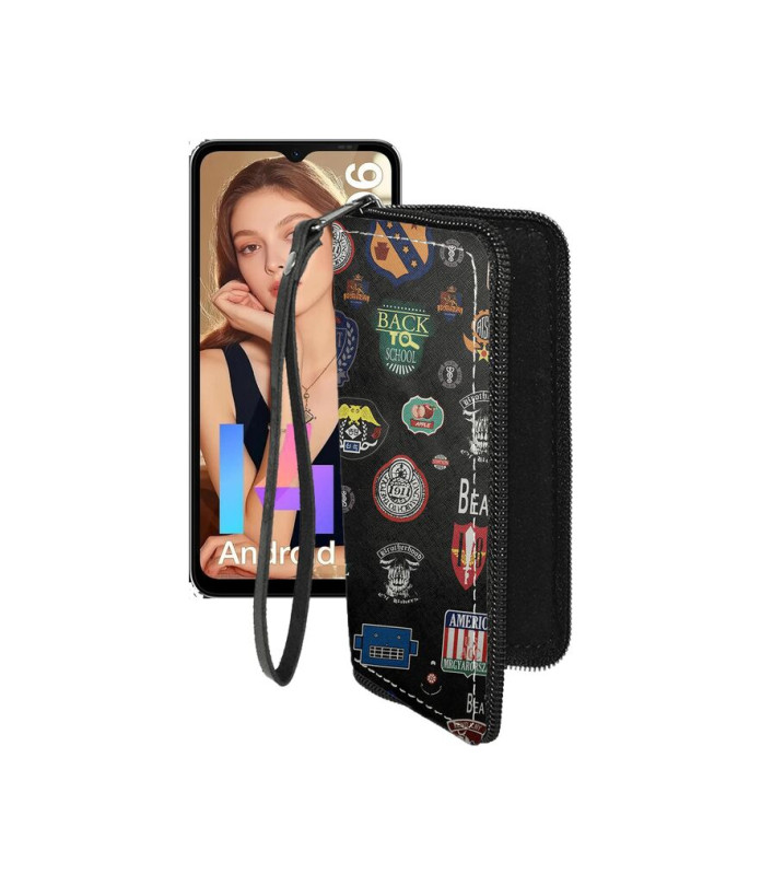 Чохол-гаманець з екошкіри для телефону Doogee N55