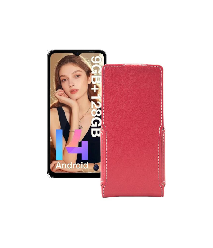 Чохол-флип з екошкіри для телефону Doogee N55